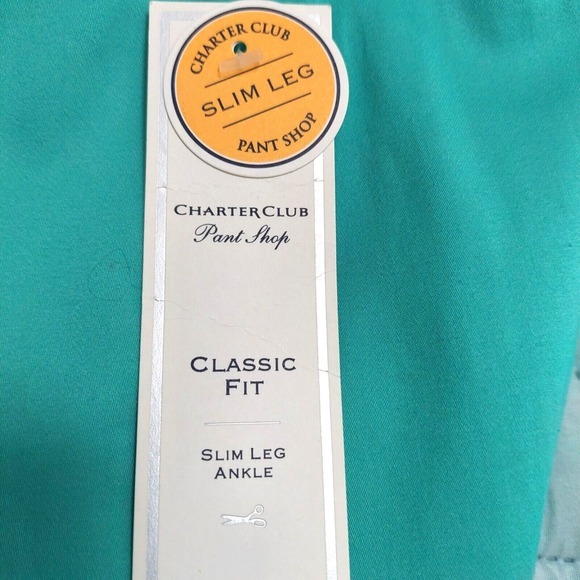 Charter Club Womens Size 8 Ankle Pants Slim Leg Slimming Relaxed‎ Hip Thighs NEW - Picture 8 of 11